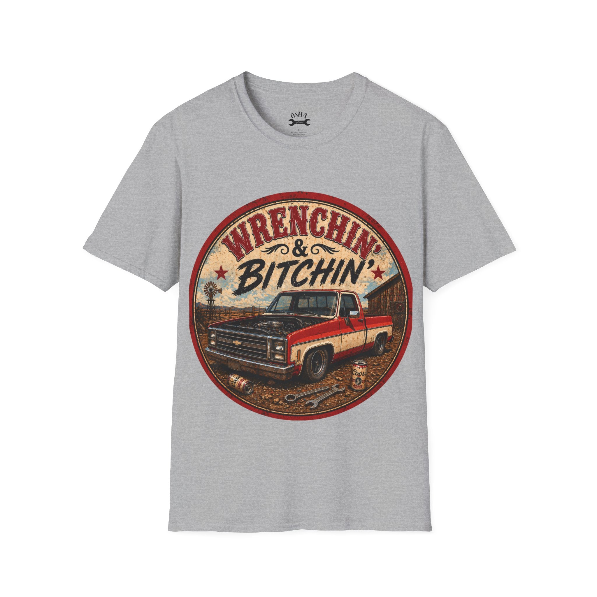 T-Shirt — Wrenchin' & Bitchin' Vintage Truck Graphic Tee