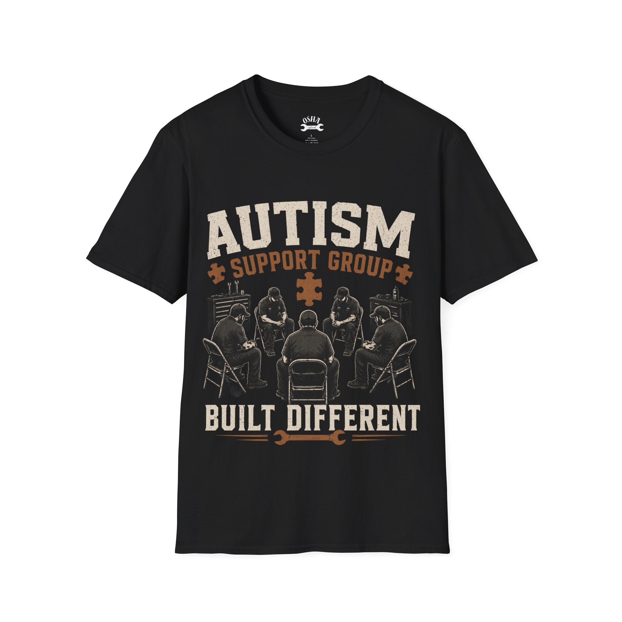 Autism Support Group “Built Different” T-Shirt