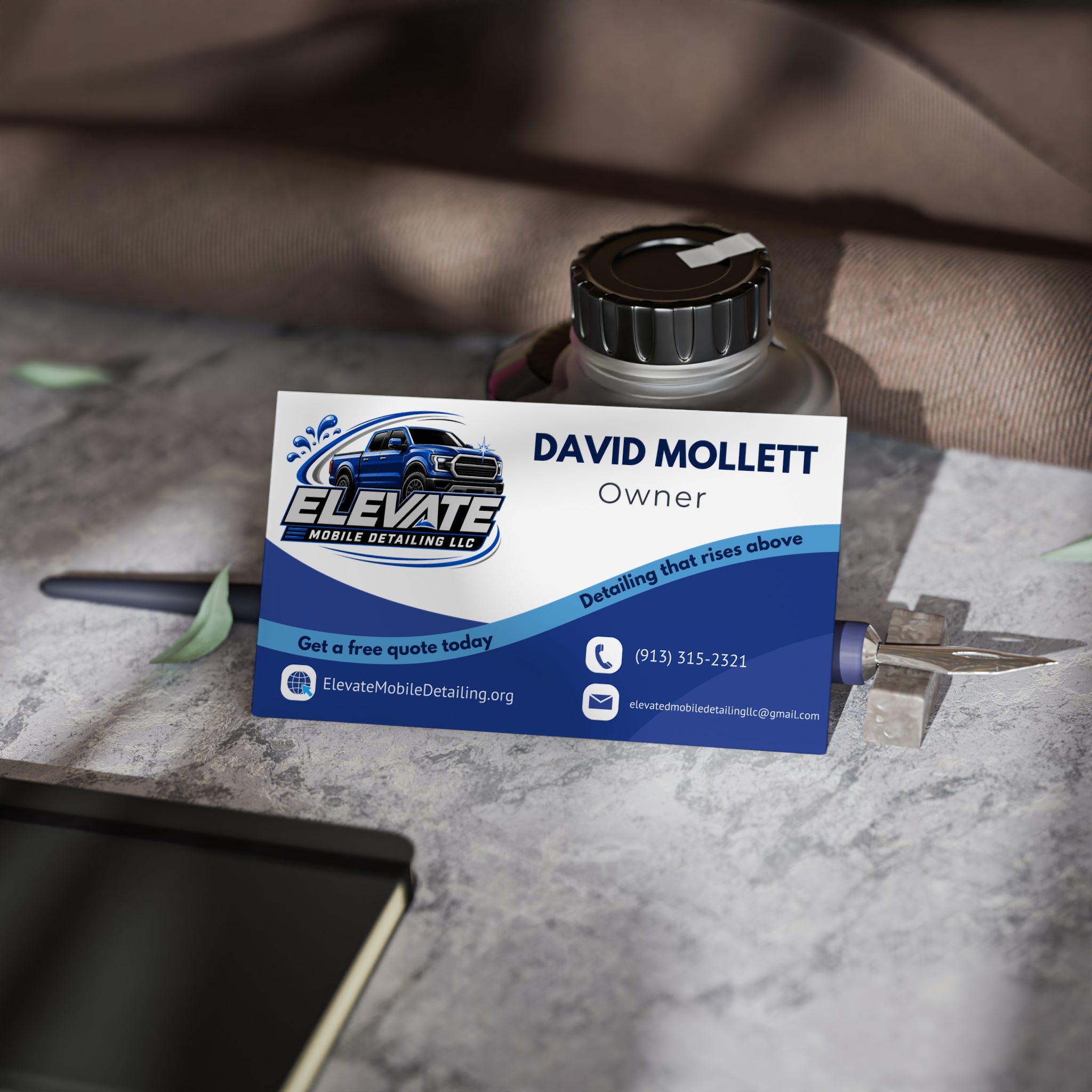 Elevate Mobile Detailing - Business Cards