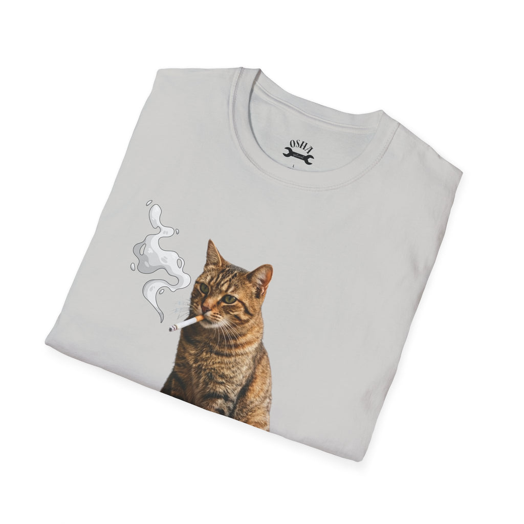 Meowboro Cigarettes T-Shirt — Retro Smoking Cat Graphic Tee
