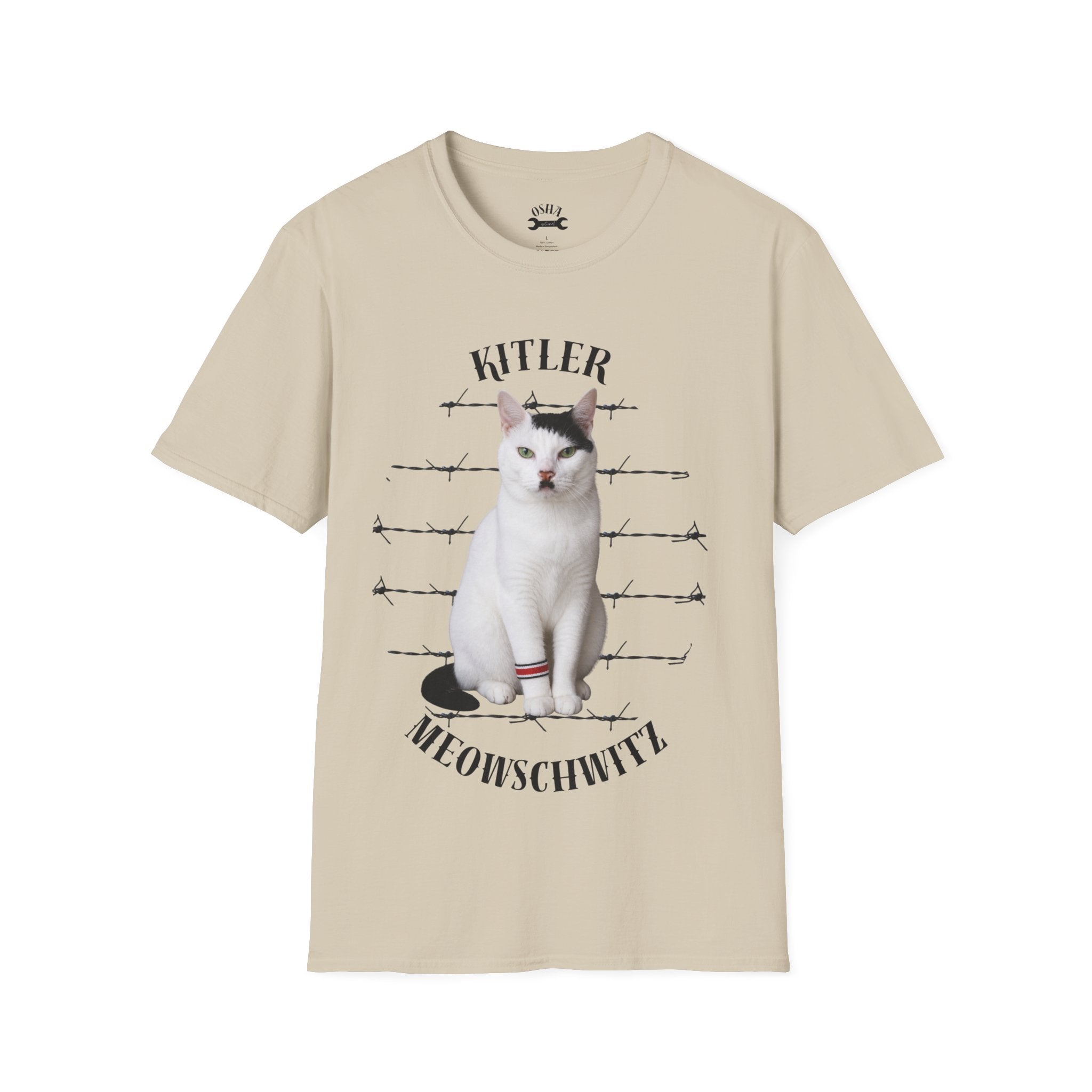 Cat T-Shirt — “Kitler Meowschwitz” Graphic Tee