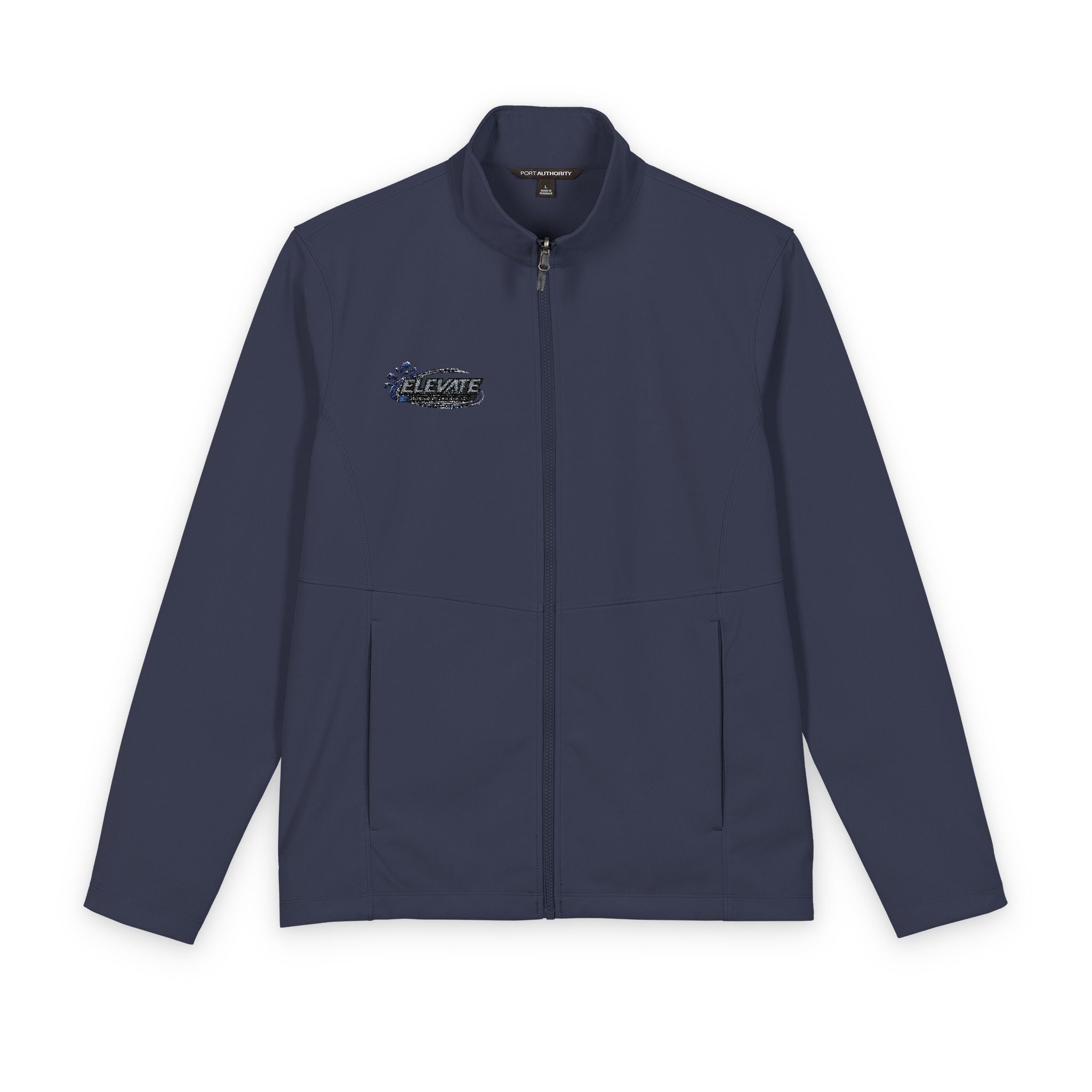 Men's Soft Shell Jacket — Subtle Camo Chest Logo