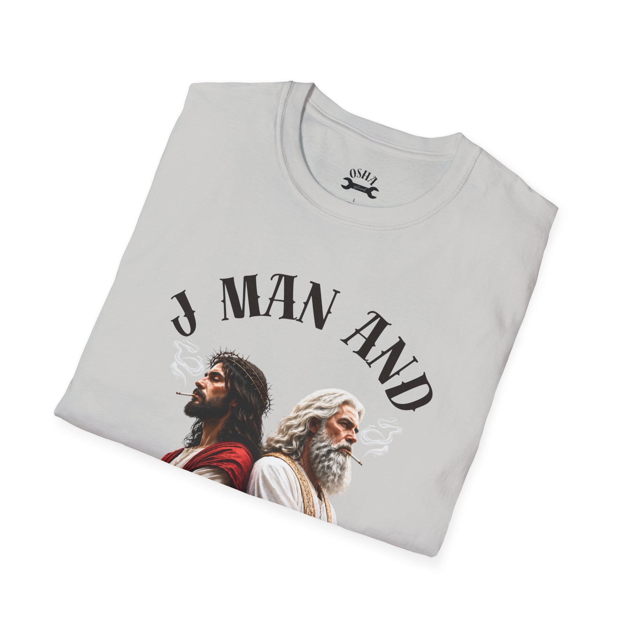 J Man and The Big Dog T-Shirt — Funny satire t-shirts
