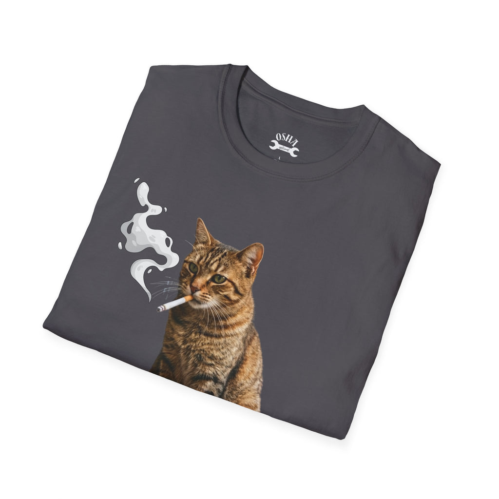 Meowboro Cigarettes T-Shirt — Retro Smoking Cat Graphic Tee