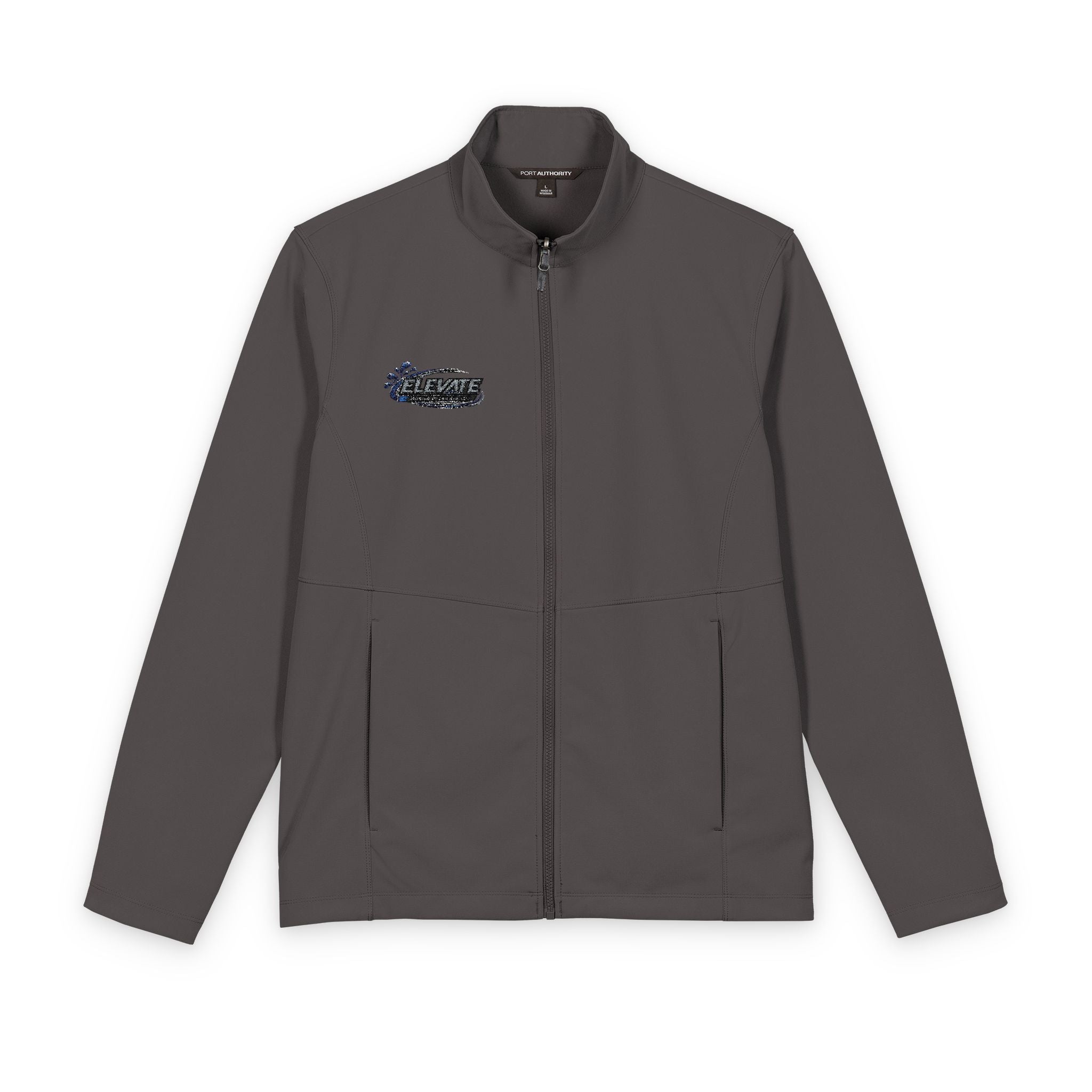 Men's Soft Shell Jacket — Subtle Camo Chest Logo