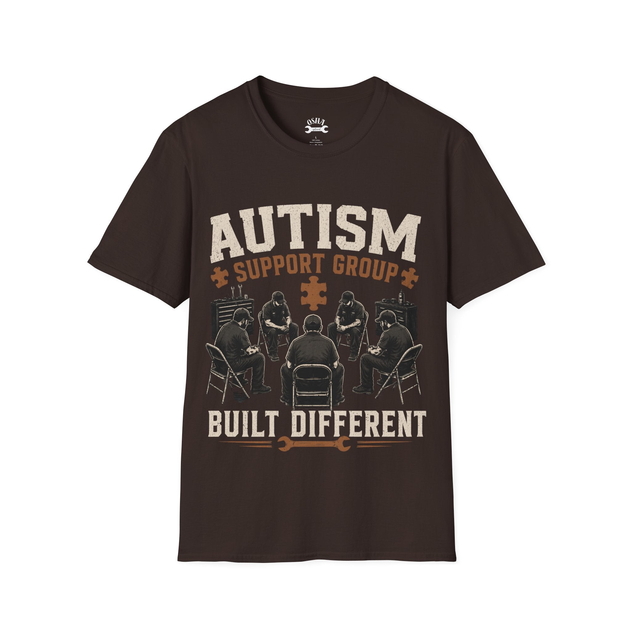 Autism Support Group “Built Different” T-Shirt