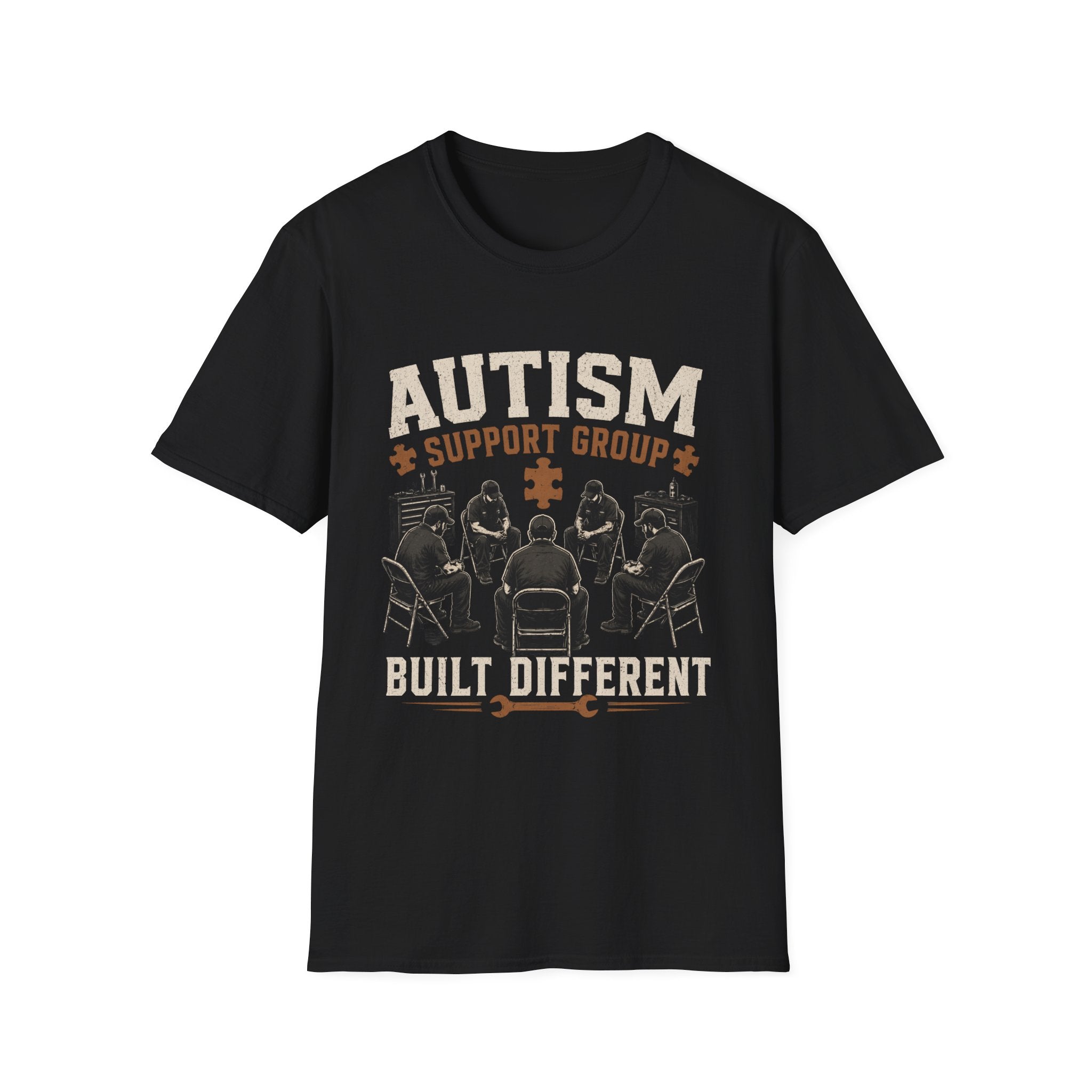 Autism Support Group “Built Different” T-Shirt