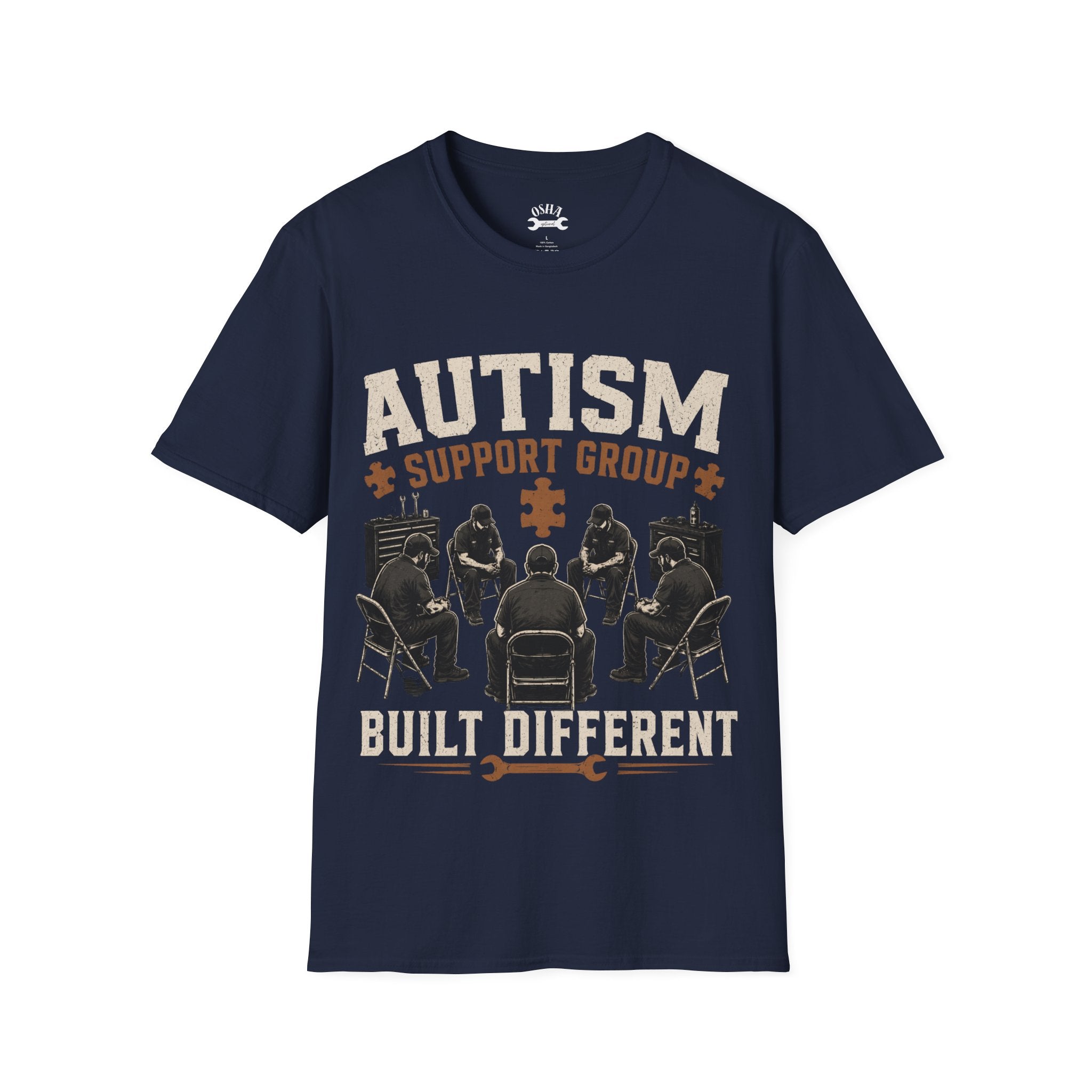 Autism Support Group “Built Different” T-Shirt