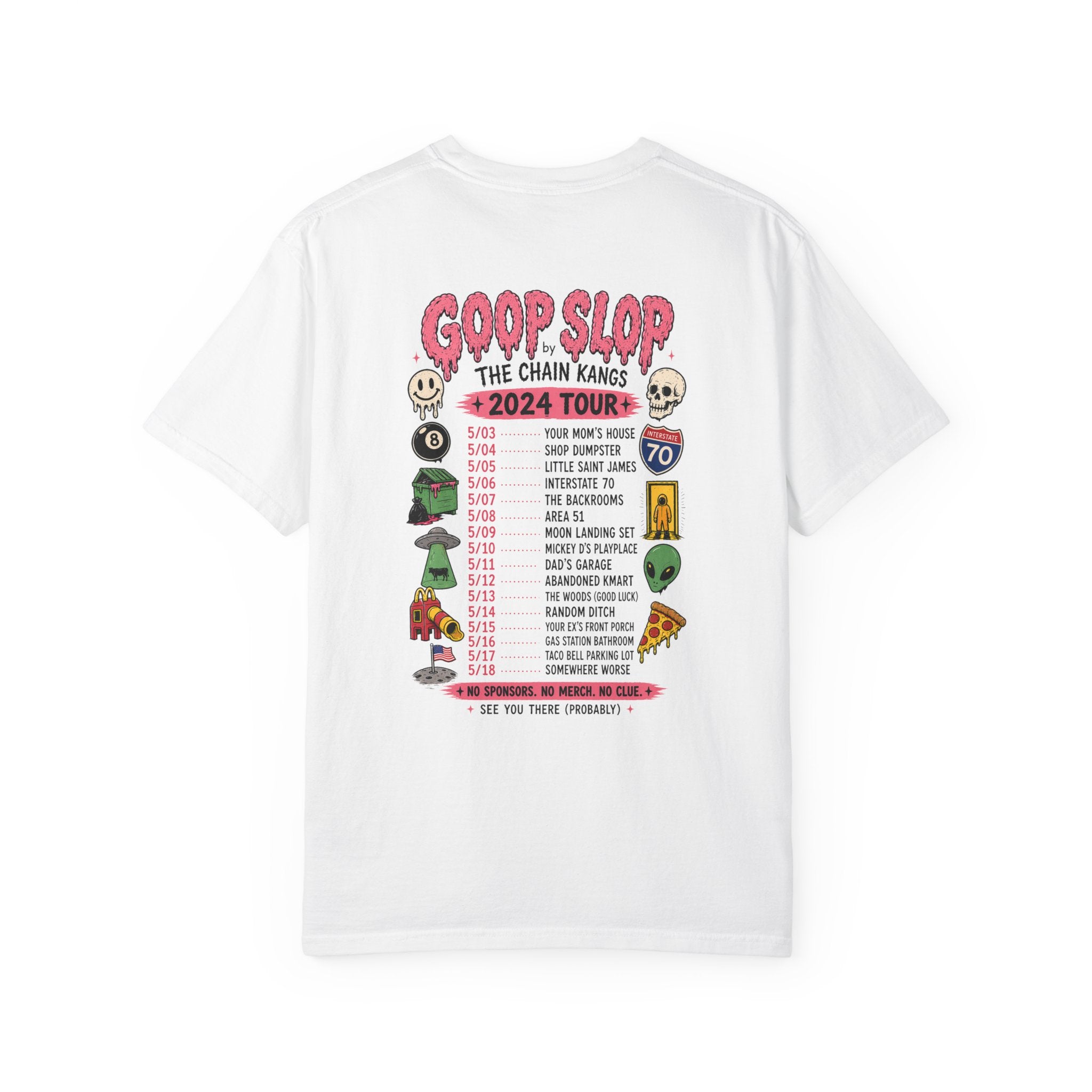 Goop Slop Band Tee – Vintage Tour-Style Music T-Shirt