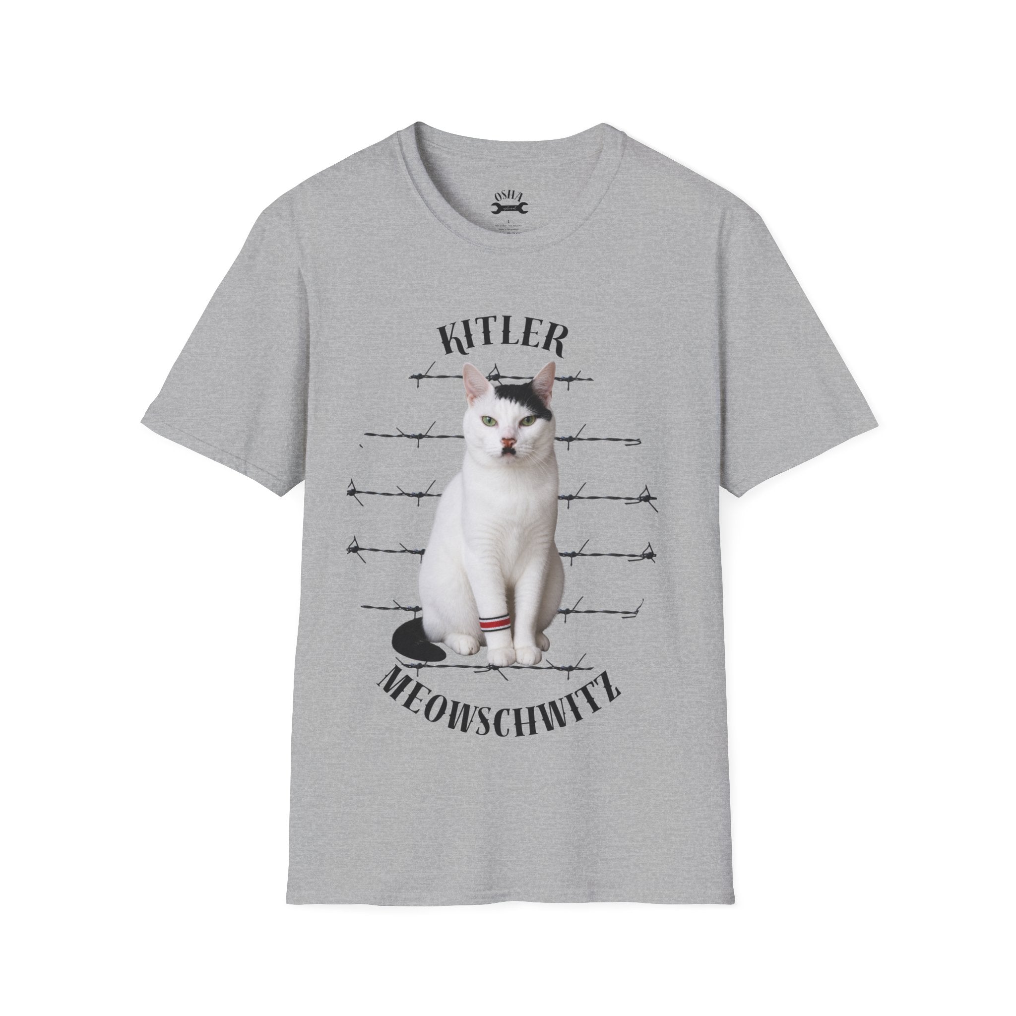 Cat T-Shirt — “Kitler Meowschwitz” Graphic Tee