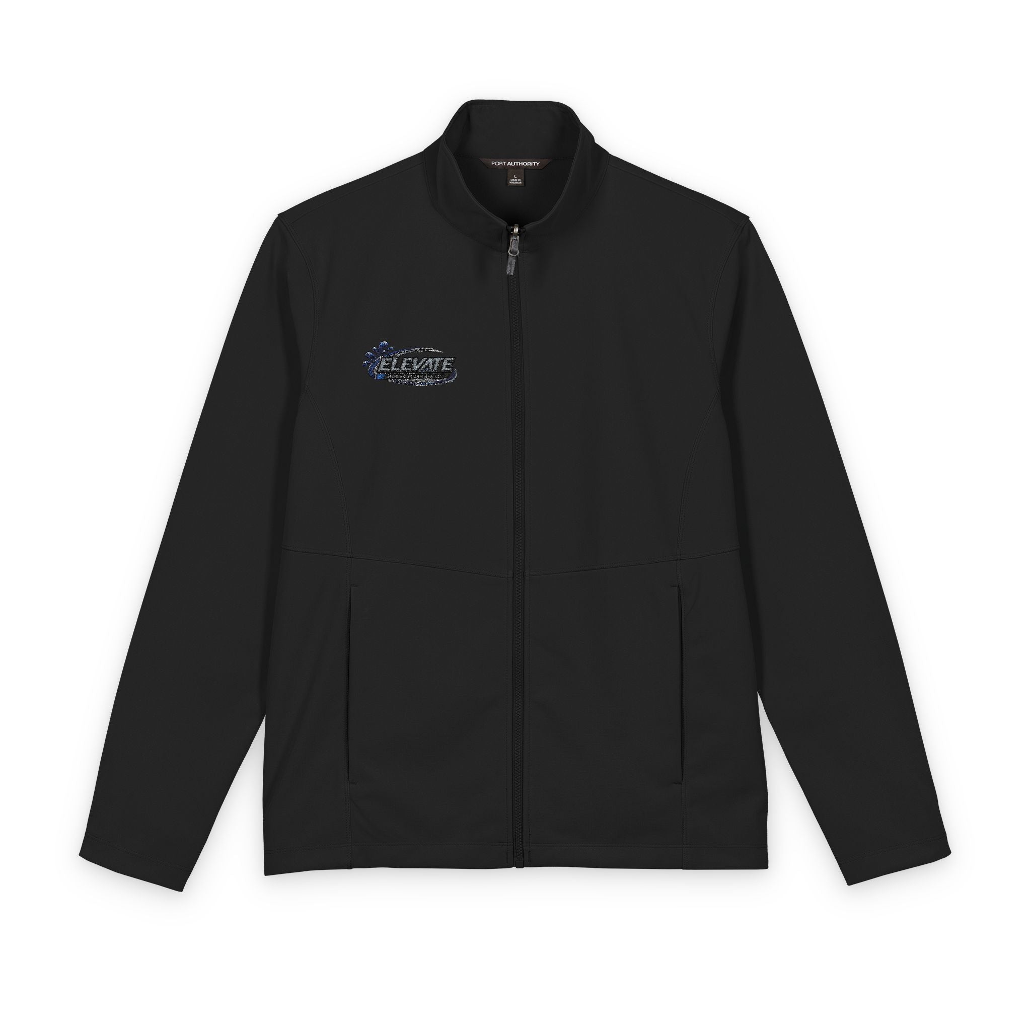 Men's Soft Shell Jacket — Subtle Camo Chest Logo