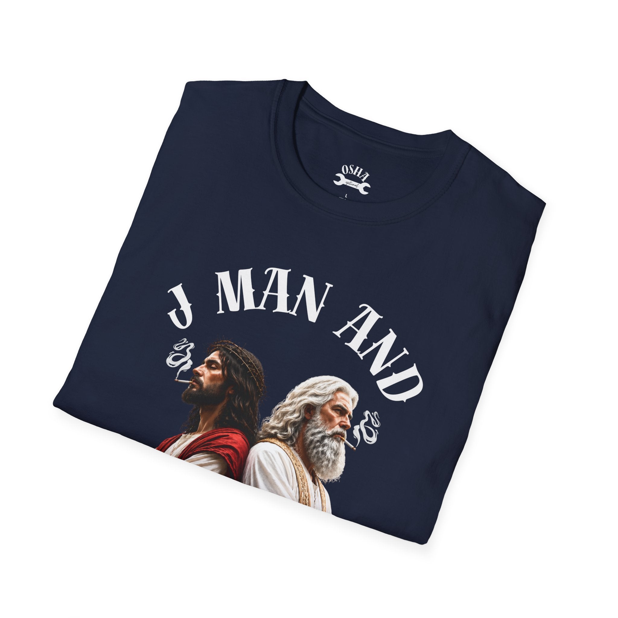 J Man and The Big Dog T-Shirt — Funny satire t-shirts