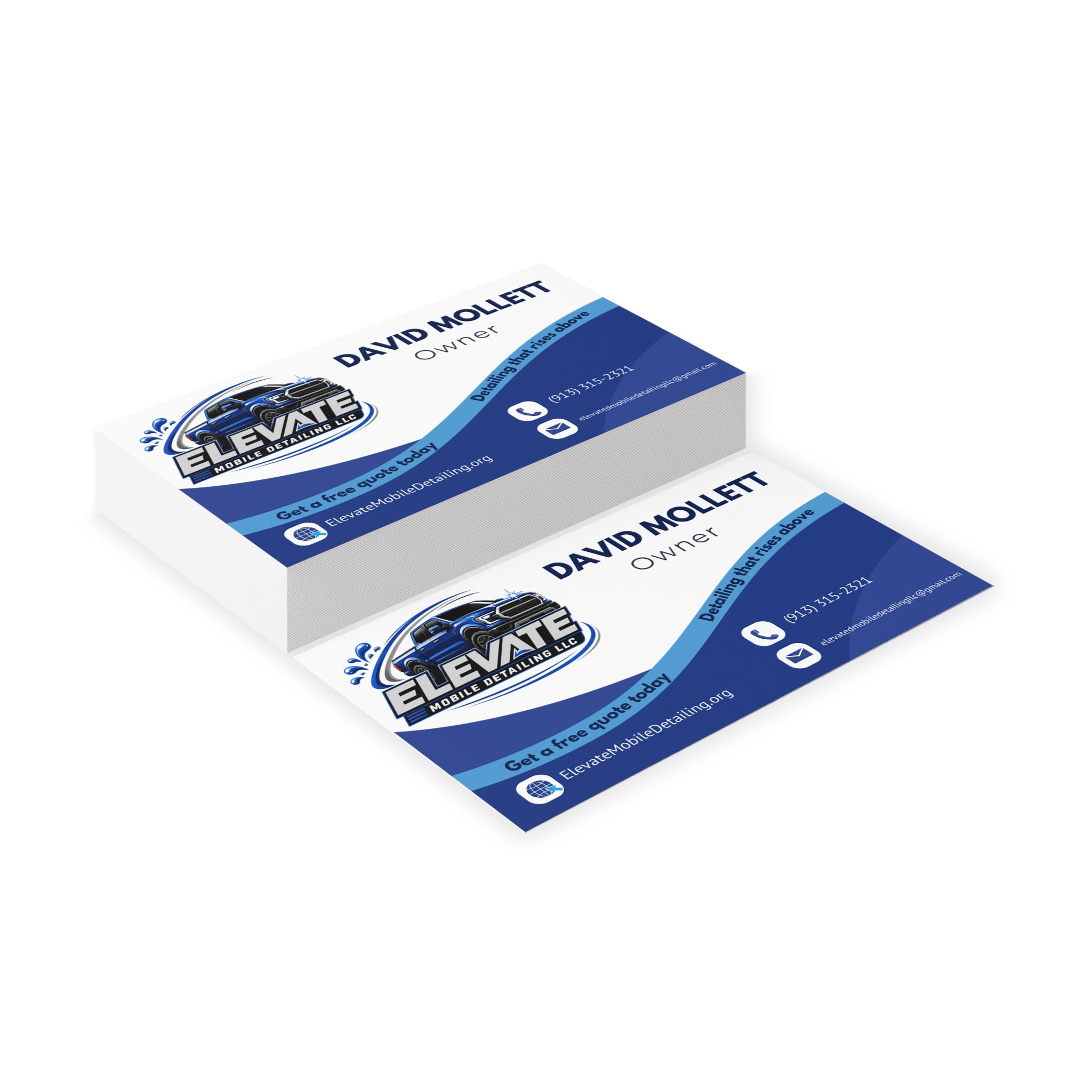 Elevate Mobile Detailing - Business Cards