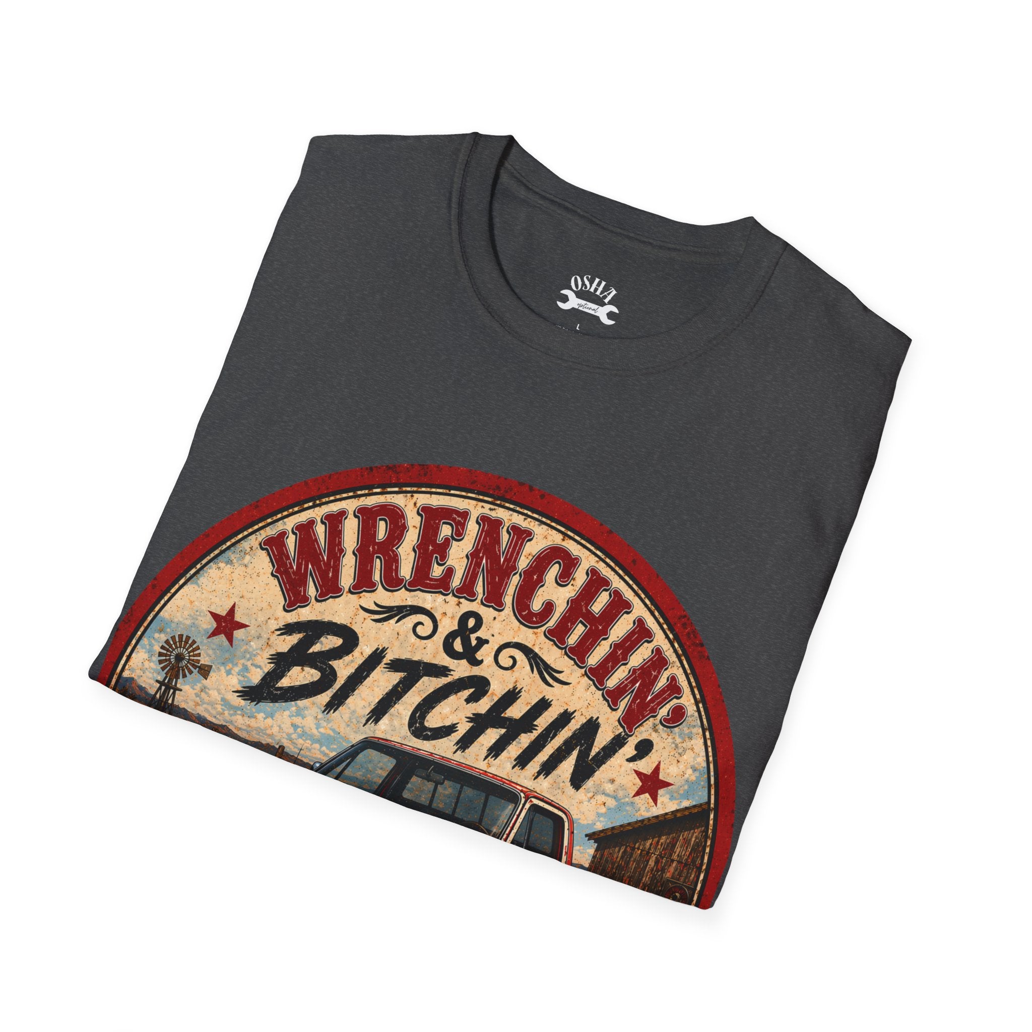 T-Shirt — Wrenchin' & Bitchin' Vintage Truck Graphic Tee
