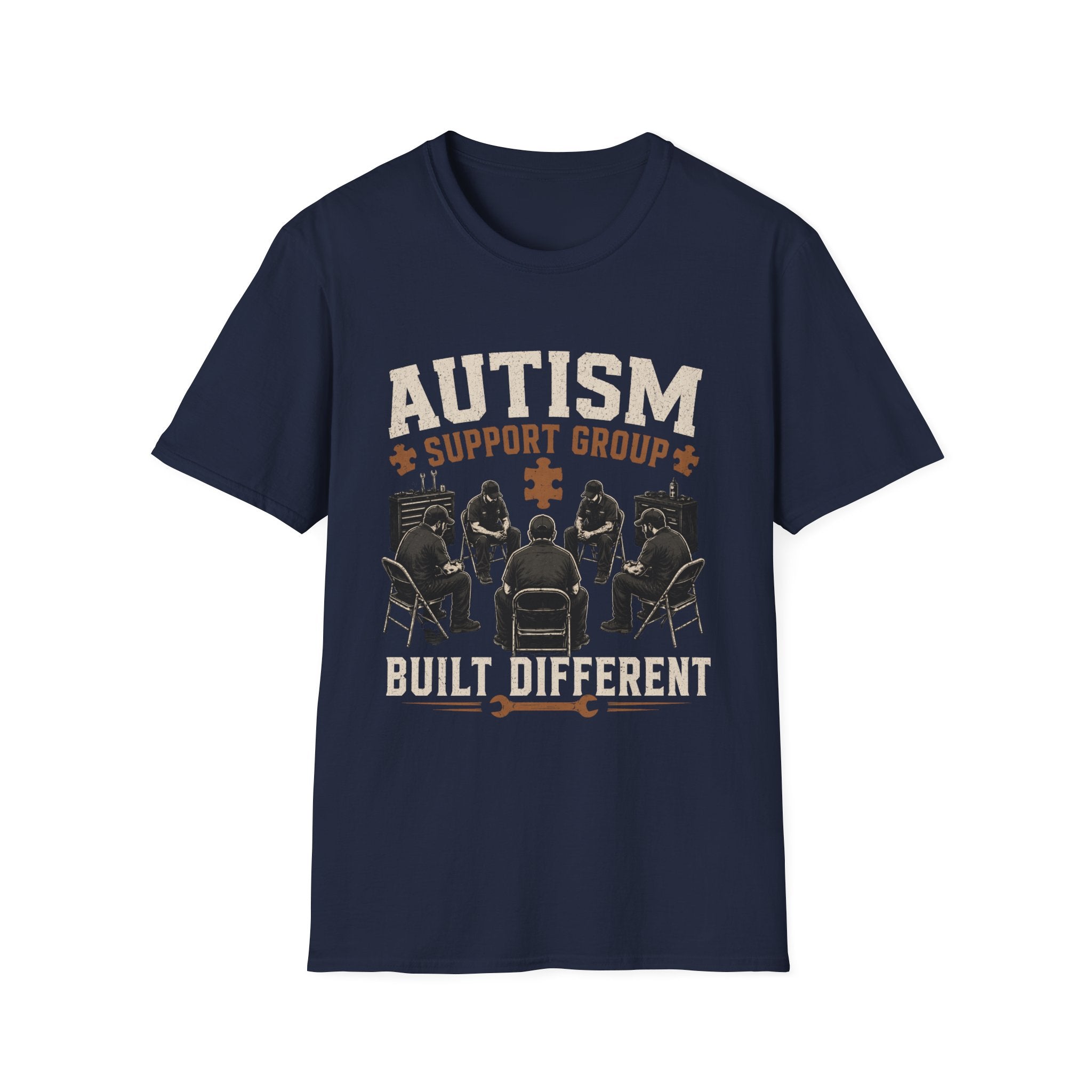 Autism Support Group “Built Different” T-Shirt