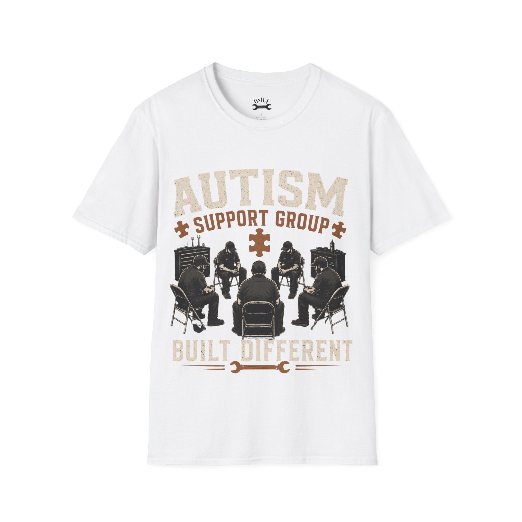 Autism Support Group “Built Different” T-Shirt
