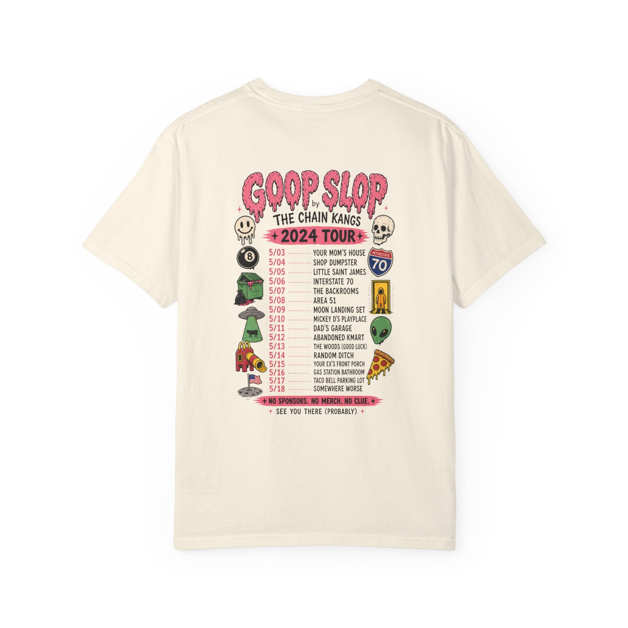 Goop Slop Band Tee – Vintage Tour-Style Music T-Shirt