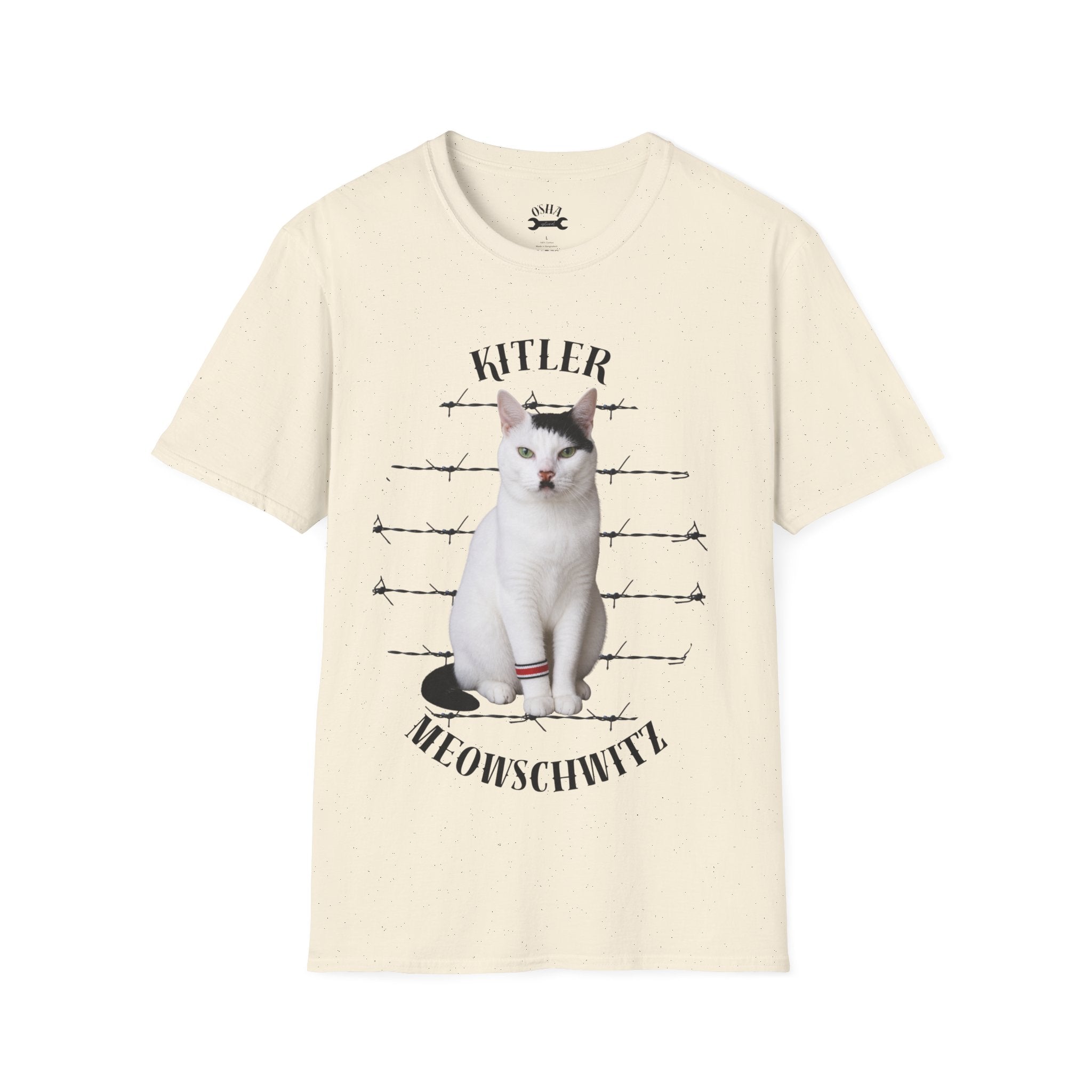 Cat T-Shirt — “Kitler Meowschwitz” Graphic Tee