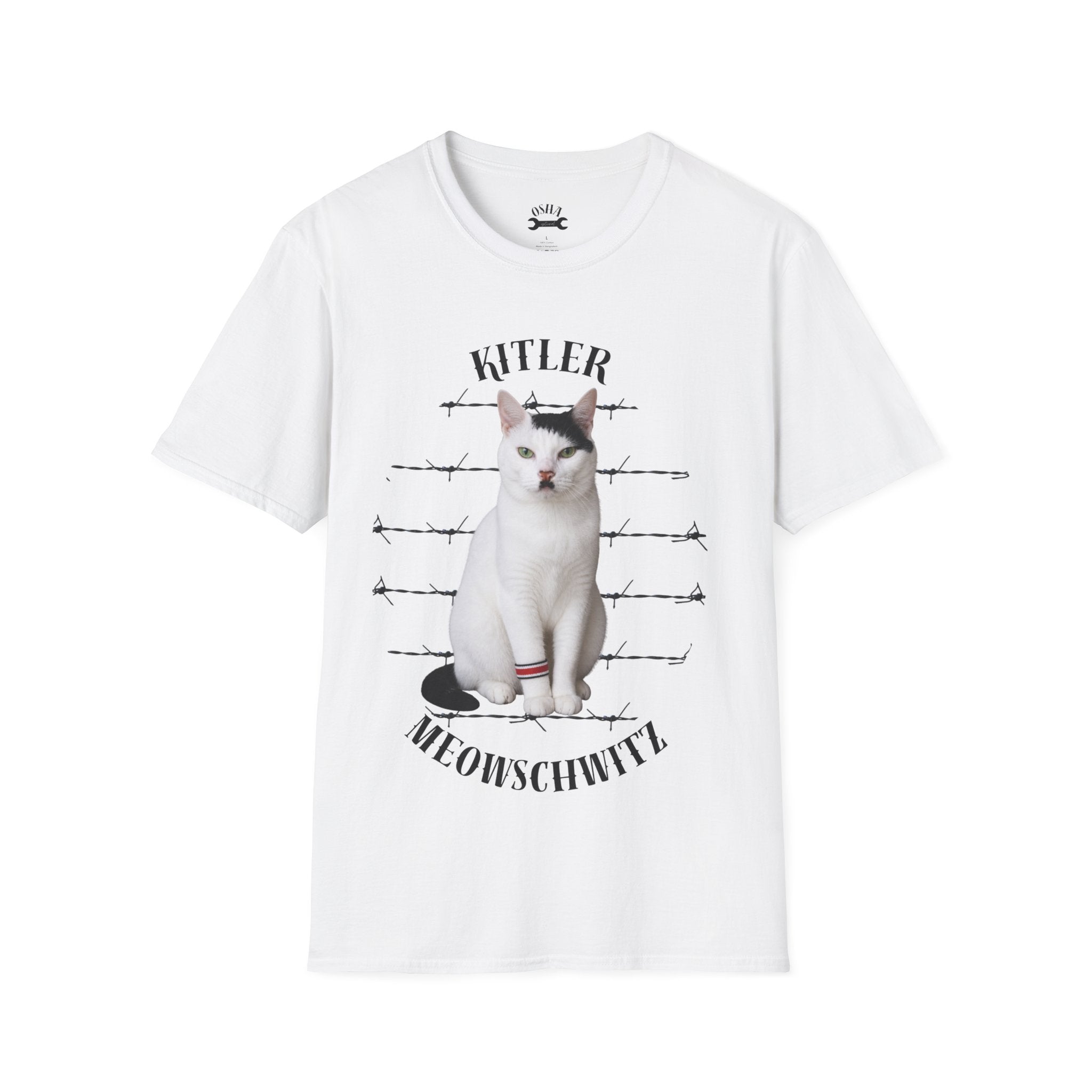 Cat T-Shirt — “Kitler Meowschwitz” Graphic Tee