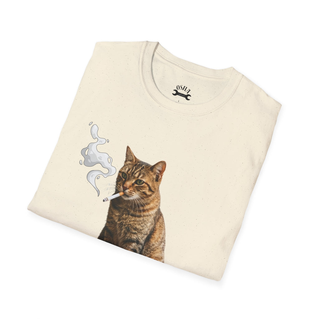 Meowboro Cigarettes T-Shirt — Retro Smoking Cat Graphic Tee
