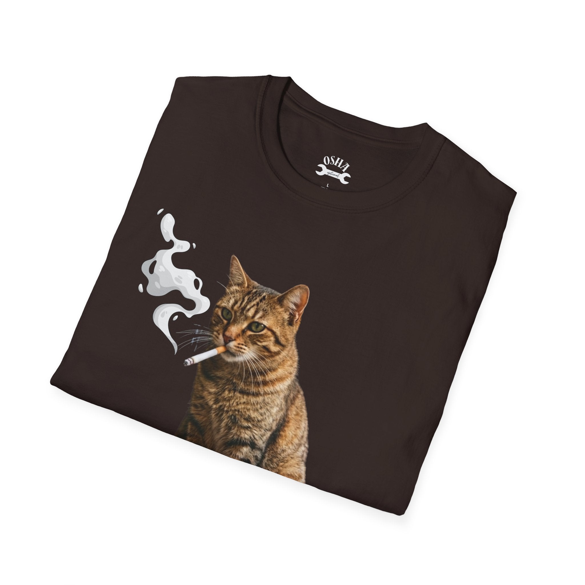 Meowboro Cigarettes T-Shirt — Retro Smoking Cat Graphic Tee