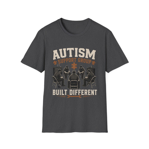 Autism Support Group “Built Different” T-Shirt