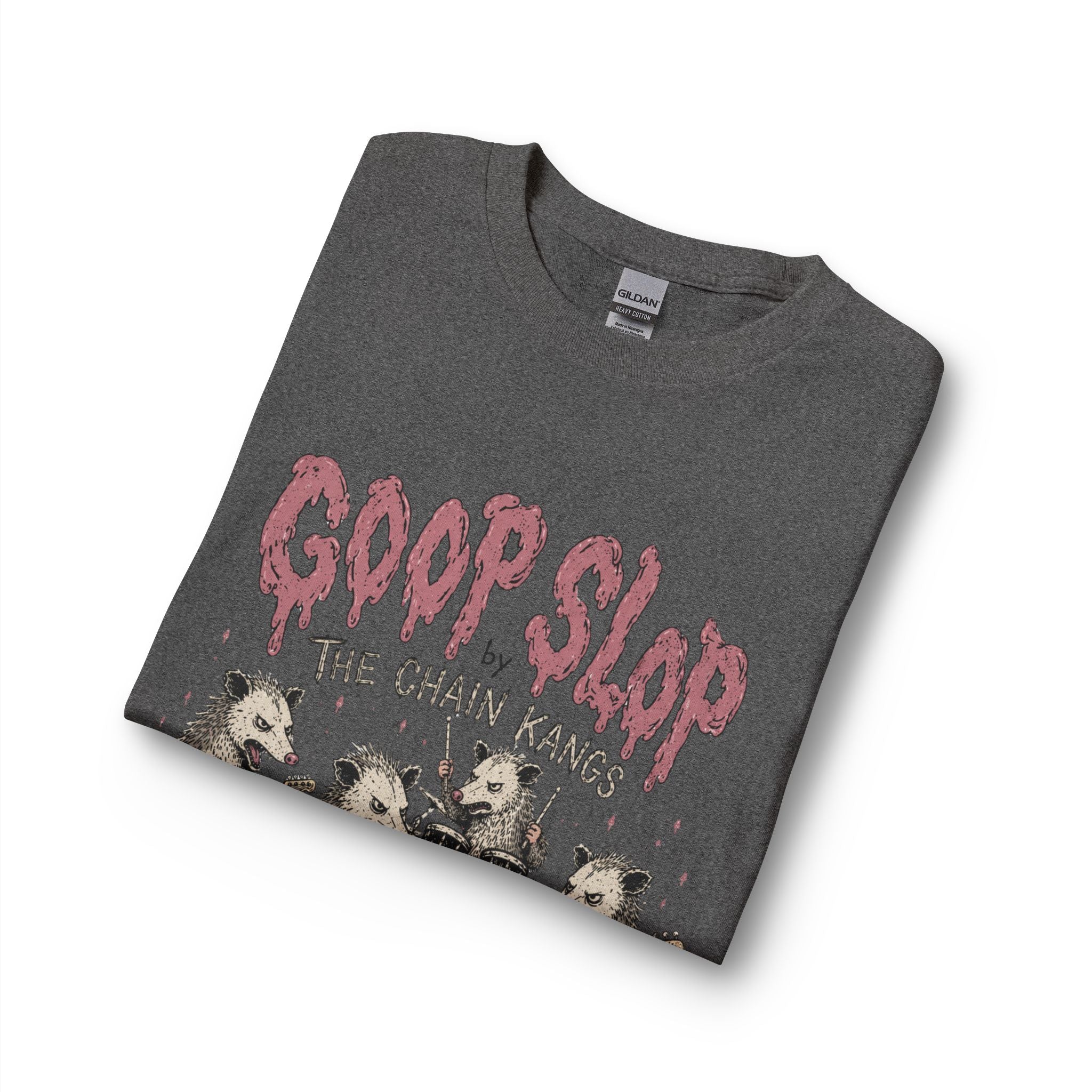 Goop Slop Tour Long Sleeve T-Shirt — "Goop Slop" The Chain Kangs 2024 Band Tee