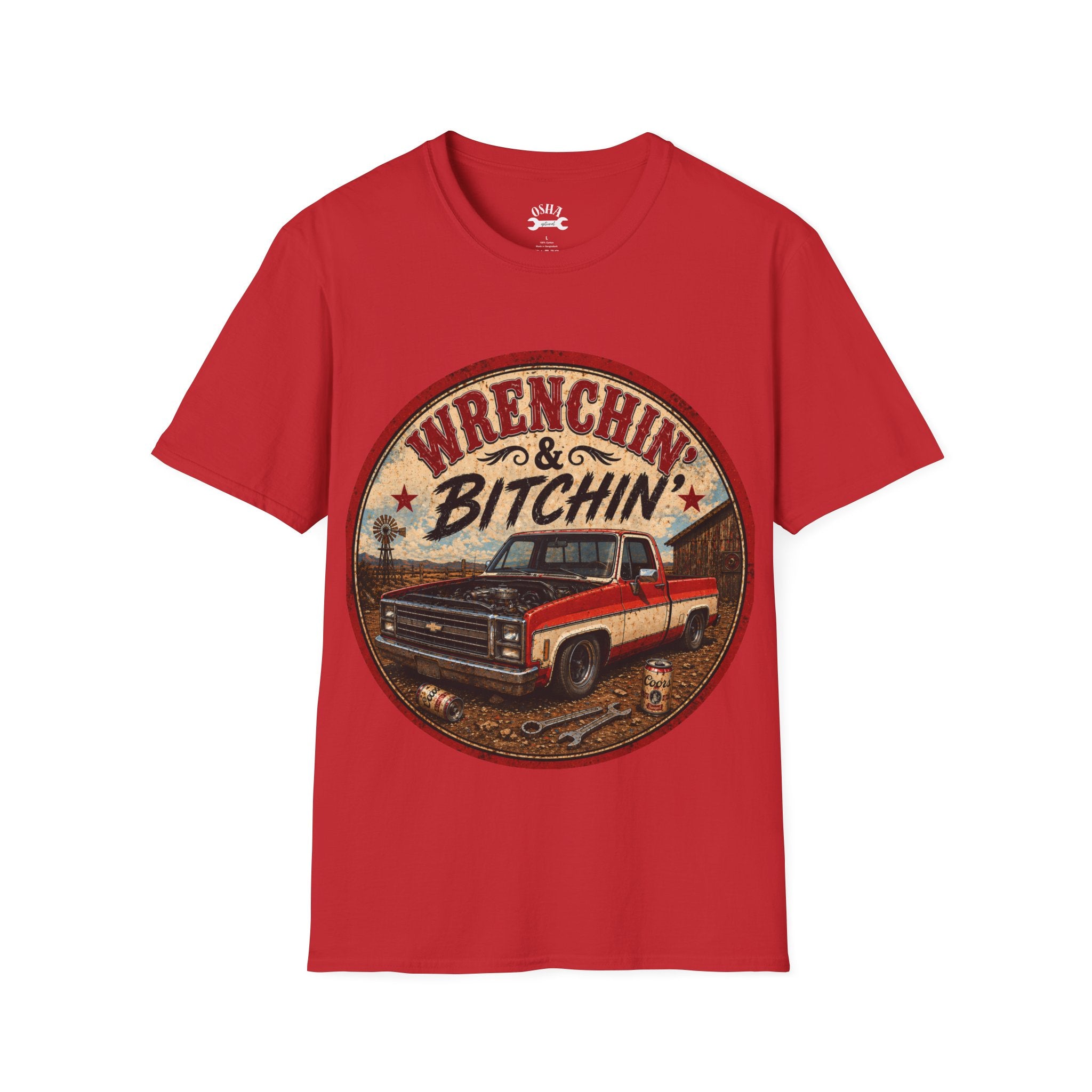 T-Shirt — Wrenchin' & Bitchin' Vintage Truck Graphic Tee