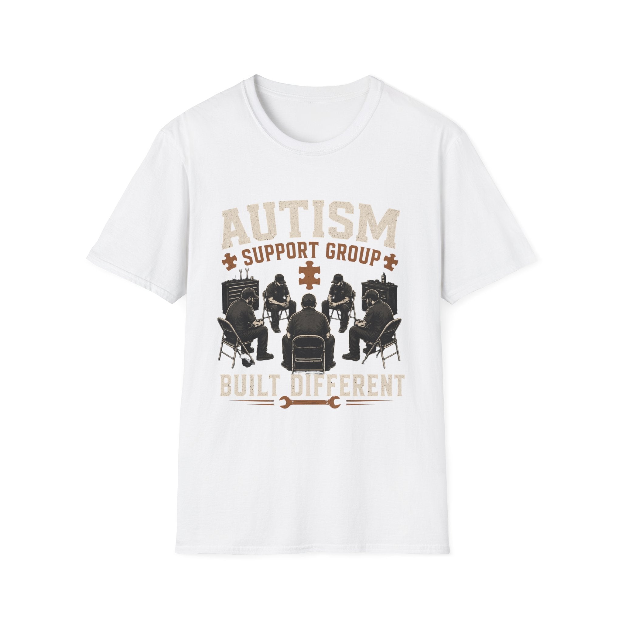 Autism Support Group “Built Different” T-Shirt