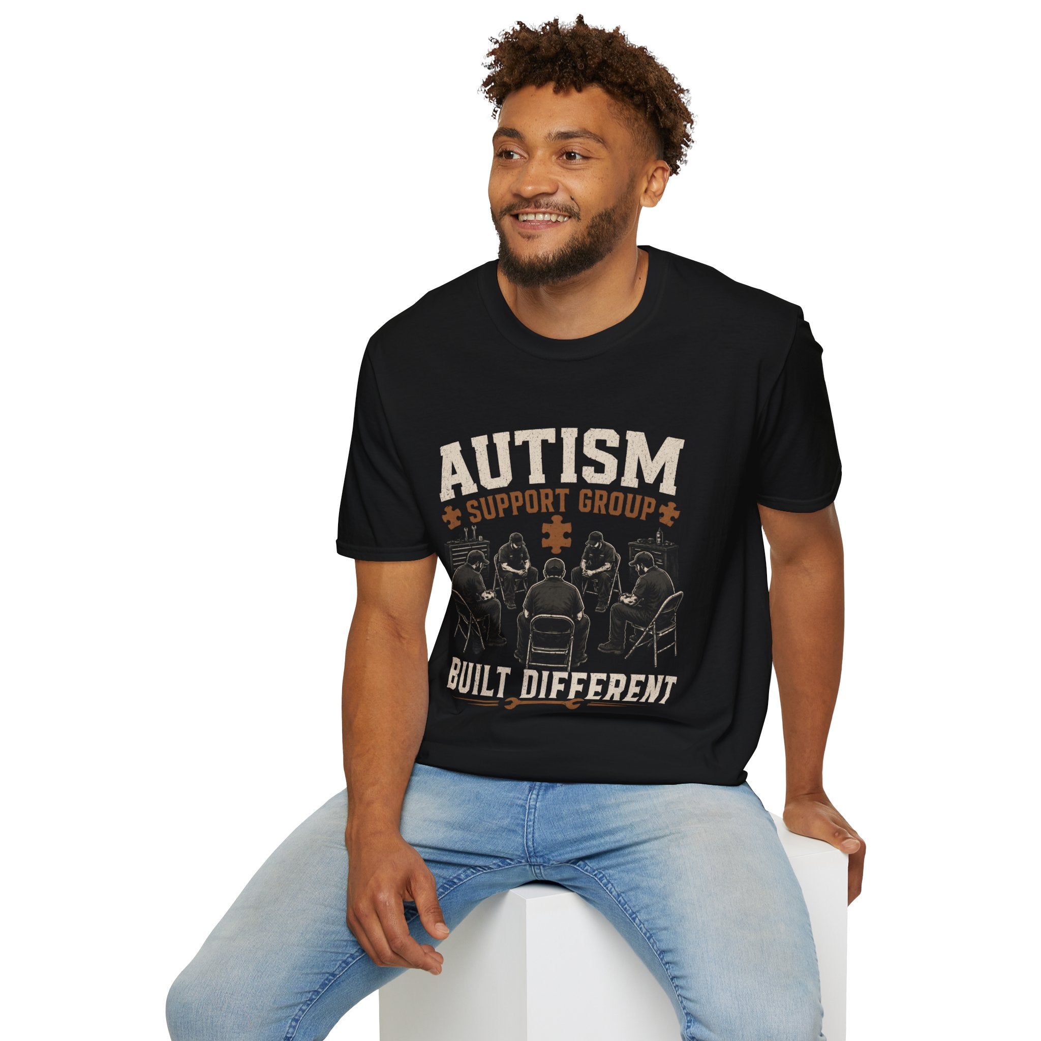 Autism Support Group “Built Different” T-Shirt