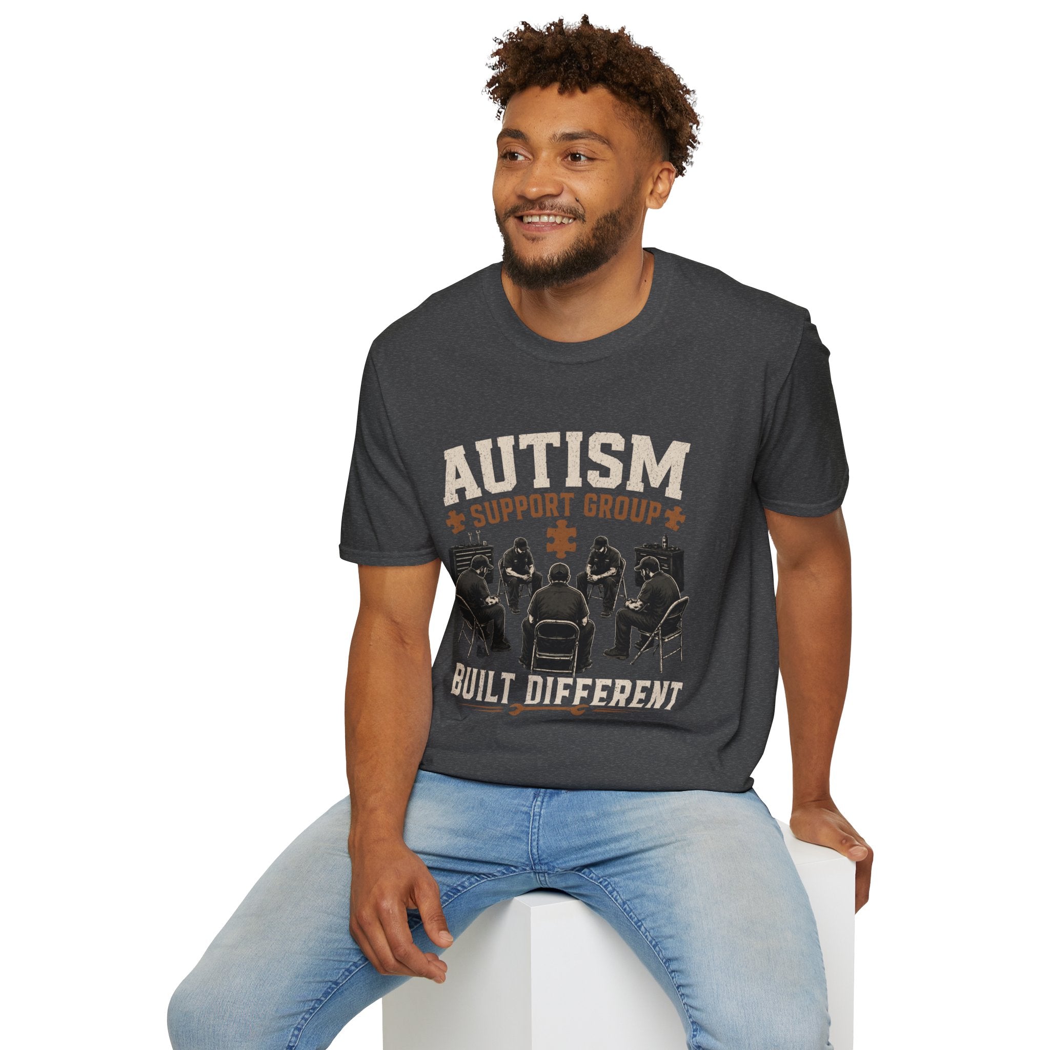 Autism Support Group “Built Different” T-Shirt