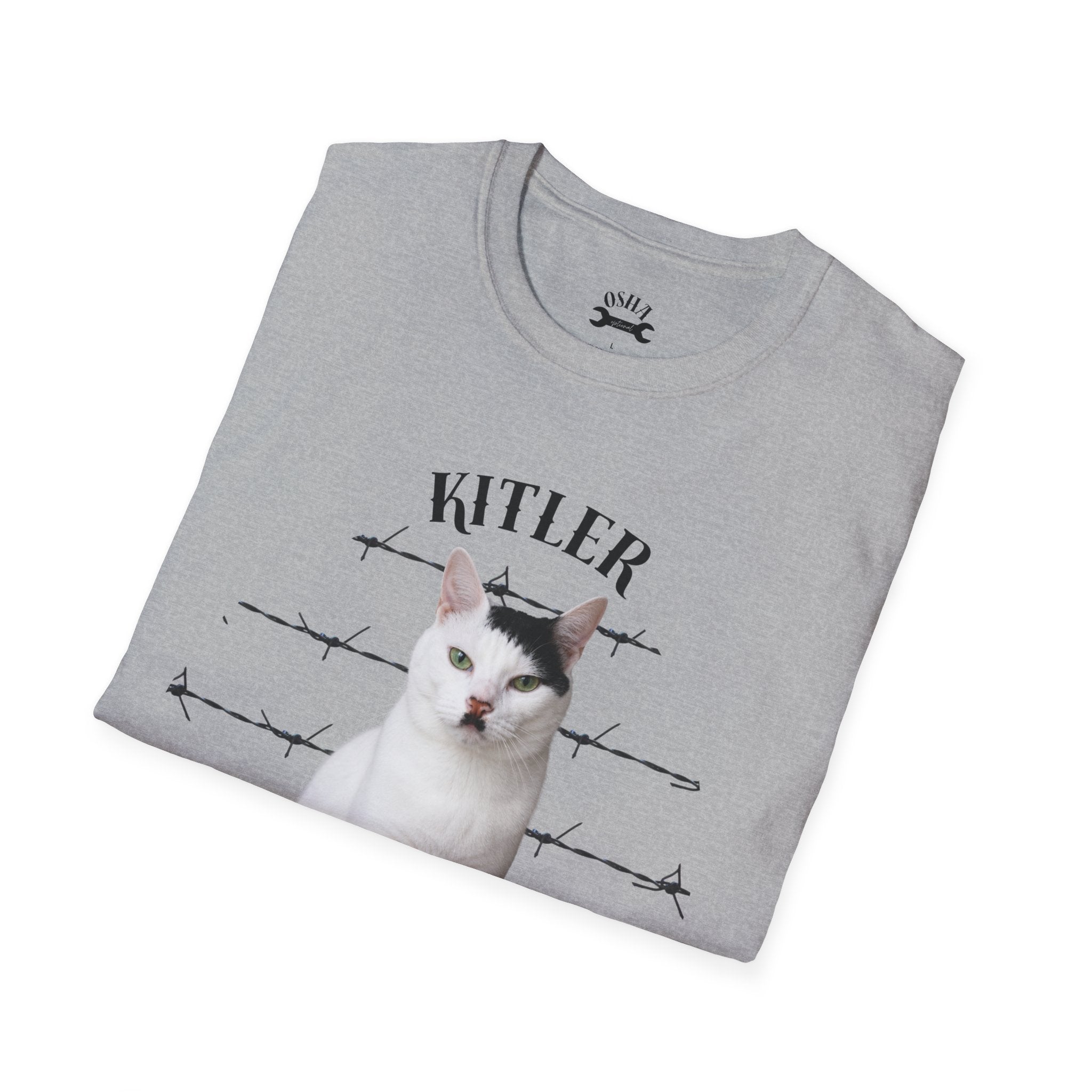 Cat T-Shirt — “Kitler Meowschwitz” Graphic Tee