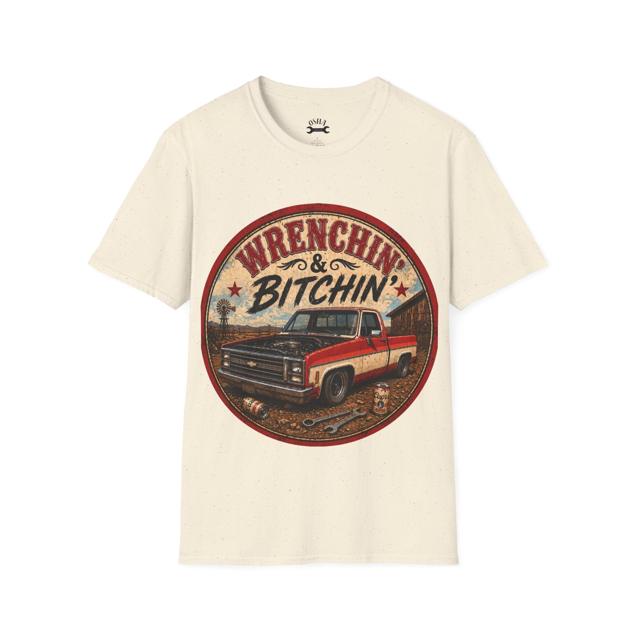 T-Shirt — Wrenchin' & Bitchin' Vintage Truck Graphic Tee