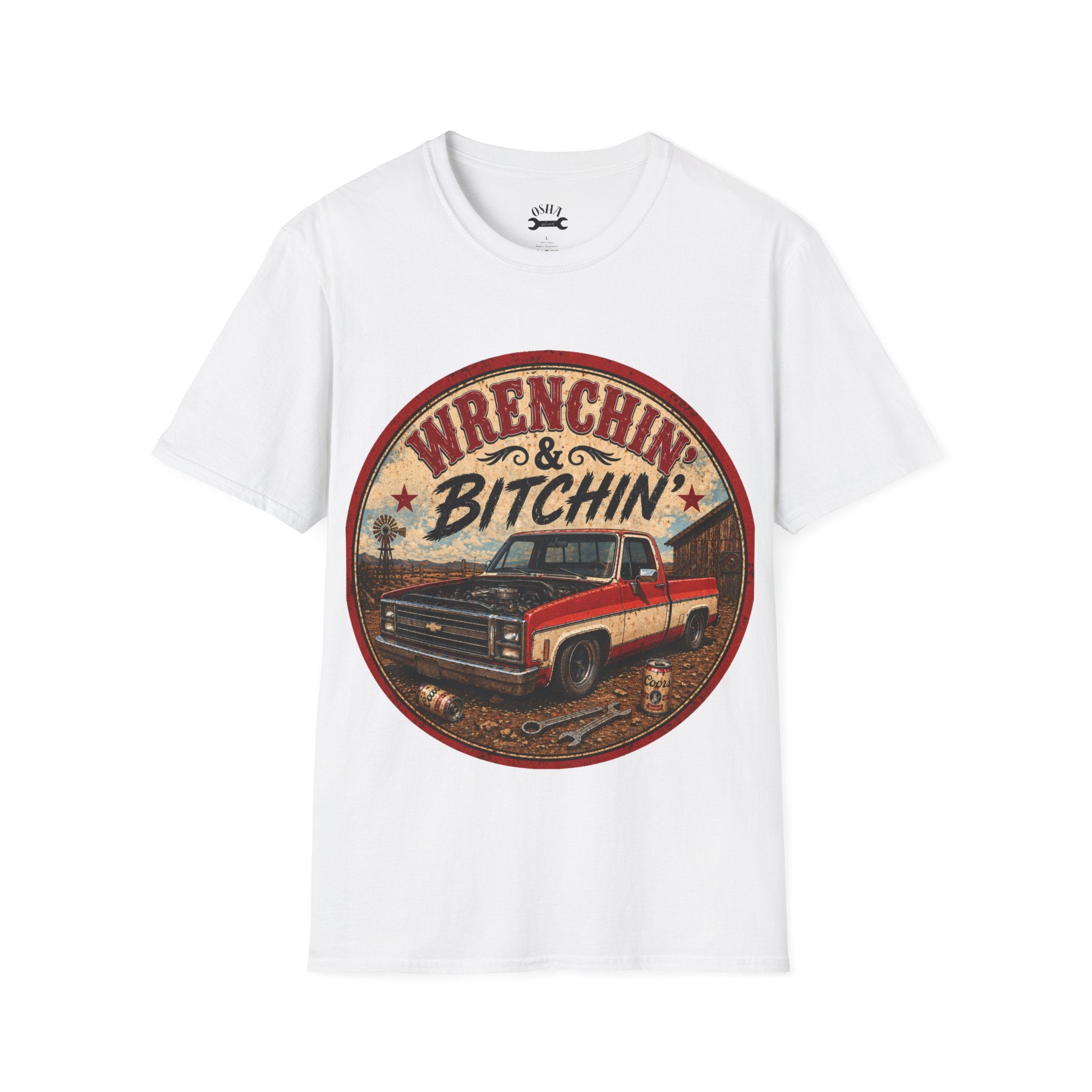T-Shirt — Wrenchin' & Bitchin' Vintage Truck Graphic Tee