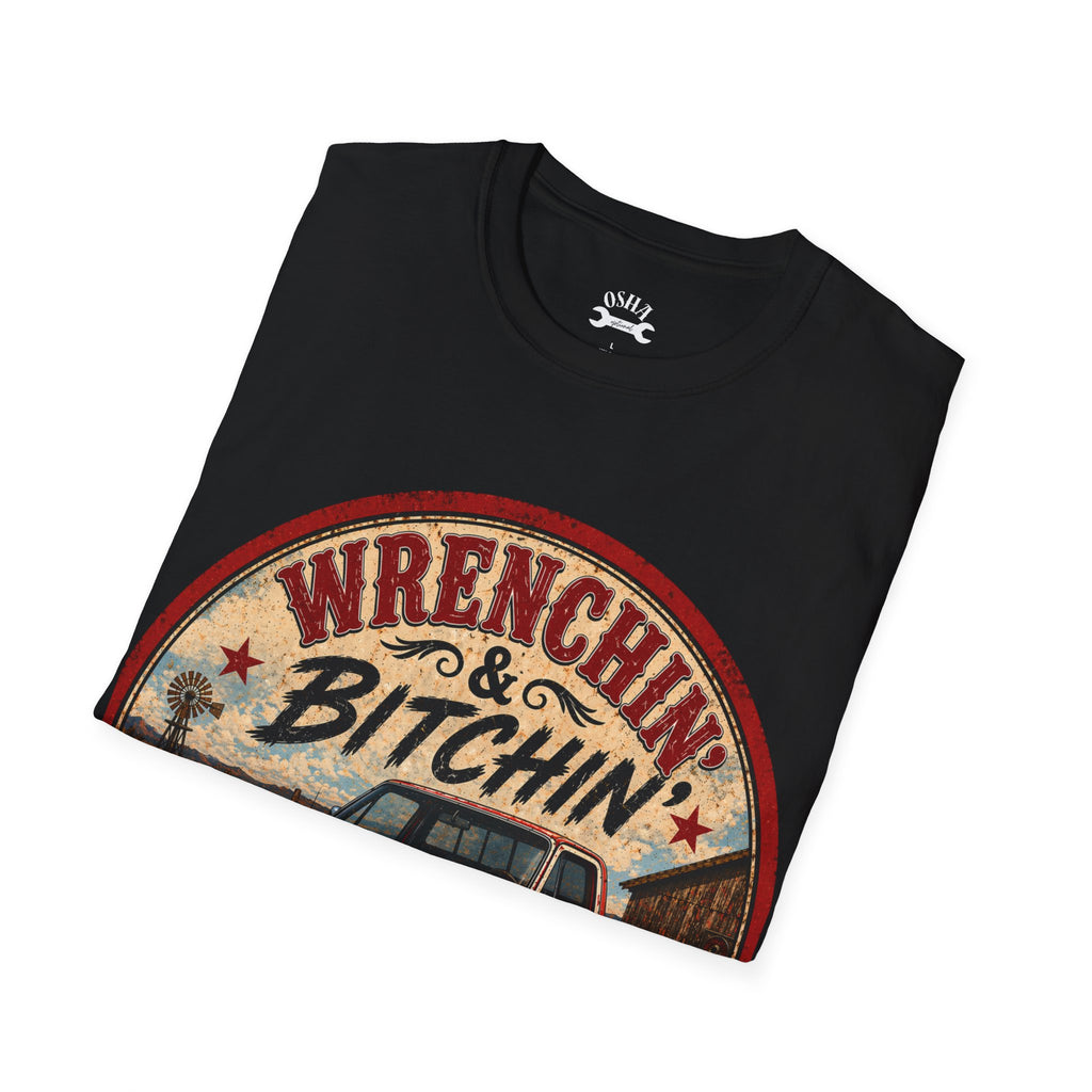 T-Shirt — Wrenchin' & Bitchin' Vintage Truck Graphic Tee