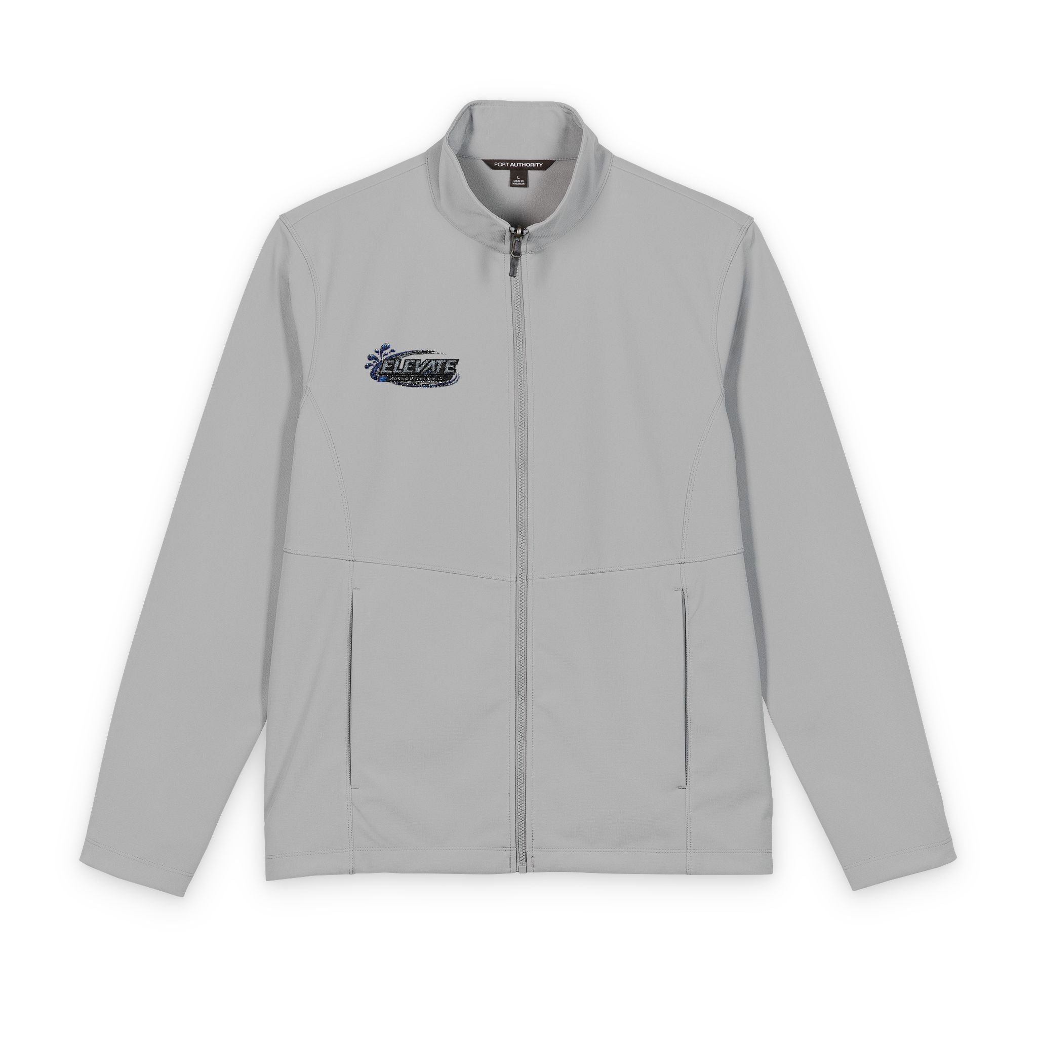 Men's Soft Shell Jacket — Subtle Camo Chest Logo
