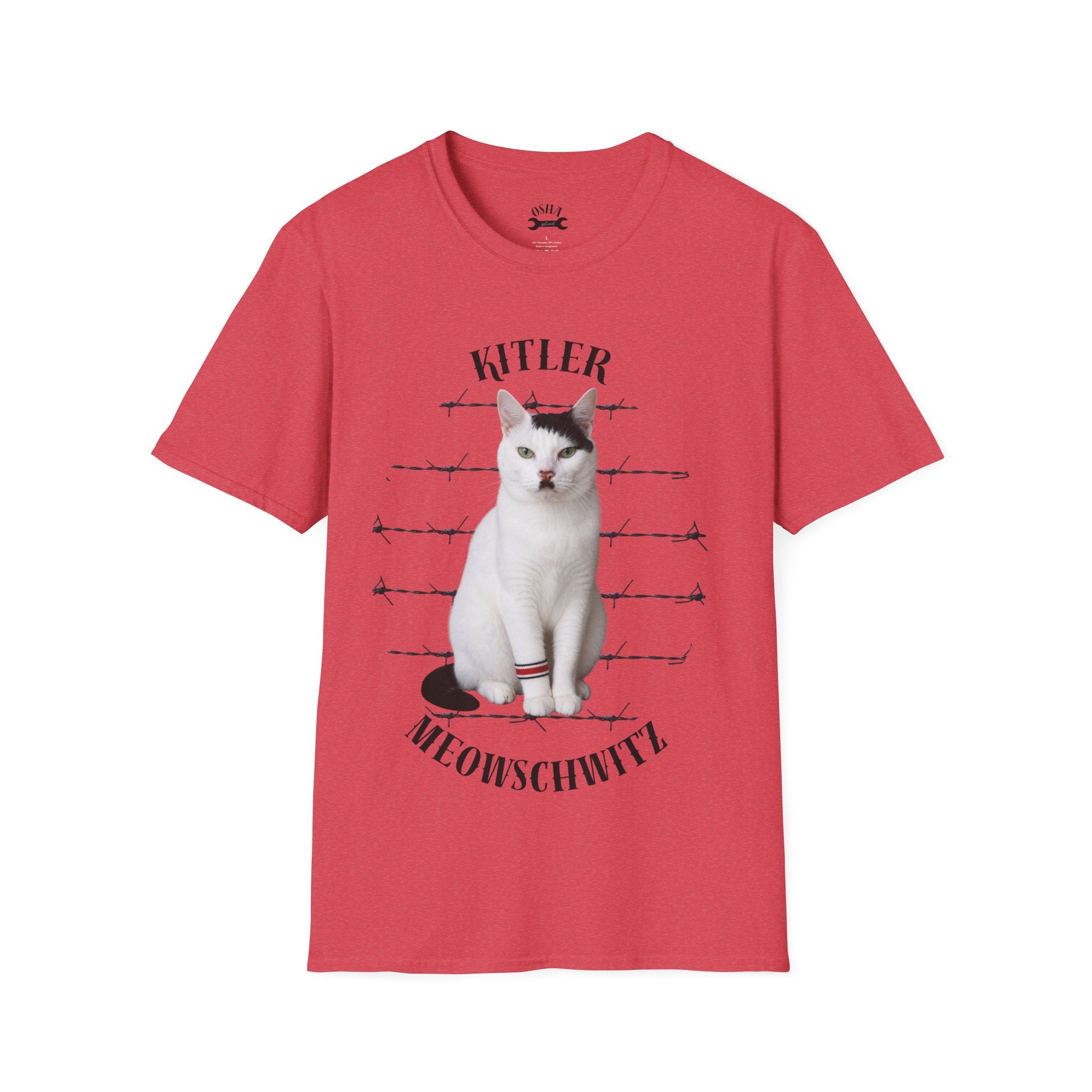 Cat T-Shirt — “Kitler Meowschwitz” Graphic Tee