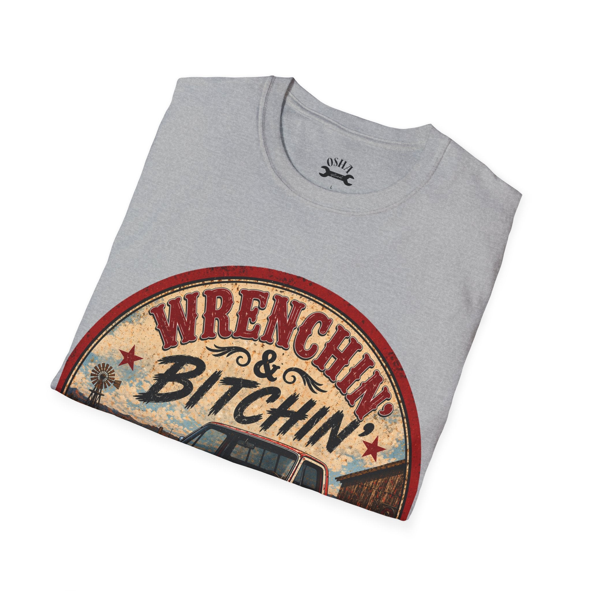 T-Shirt — Wrenchin' & Bitchin' Vintage Truck Graphic Tee