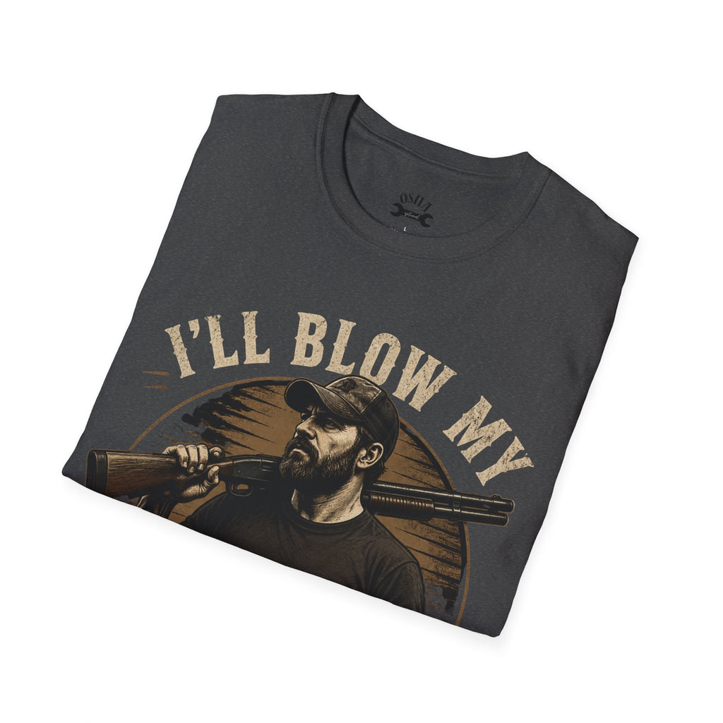 T‑Shirt - "I'll Blow My Shit Smooooth Off" Hunting Graphic Tee